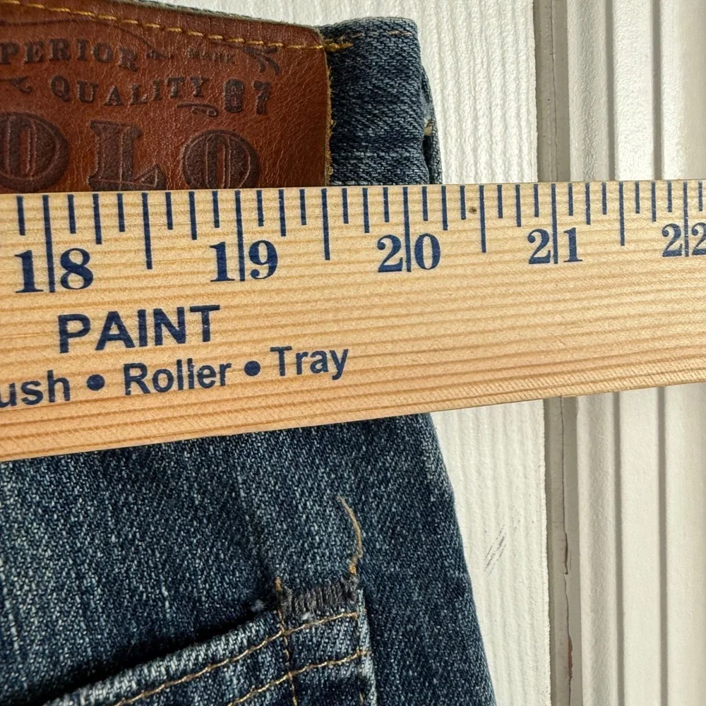 Polo Ralph Lauren Straight Leg Jeans 40/32 Blue Denim Classic Americana Style